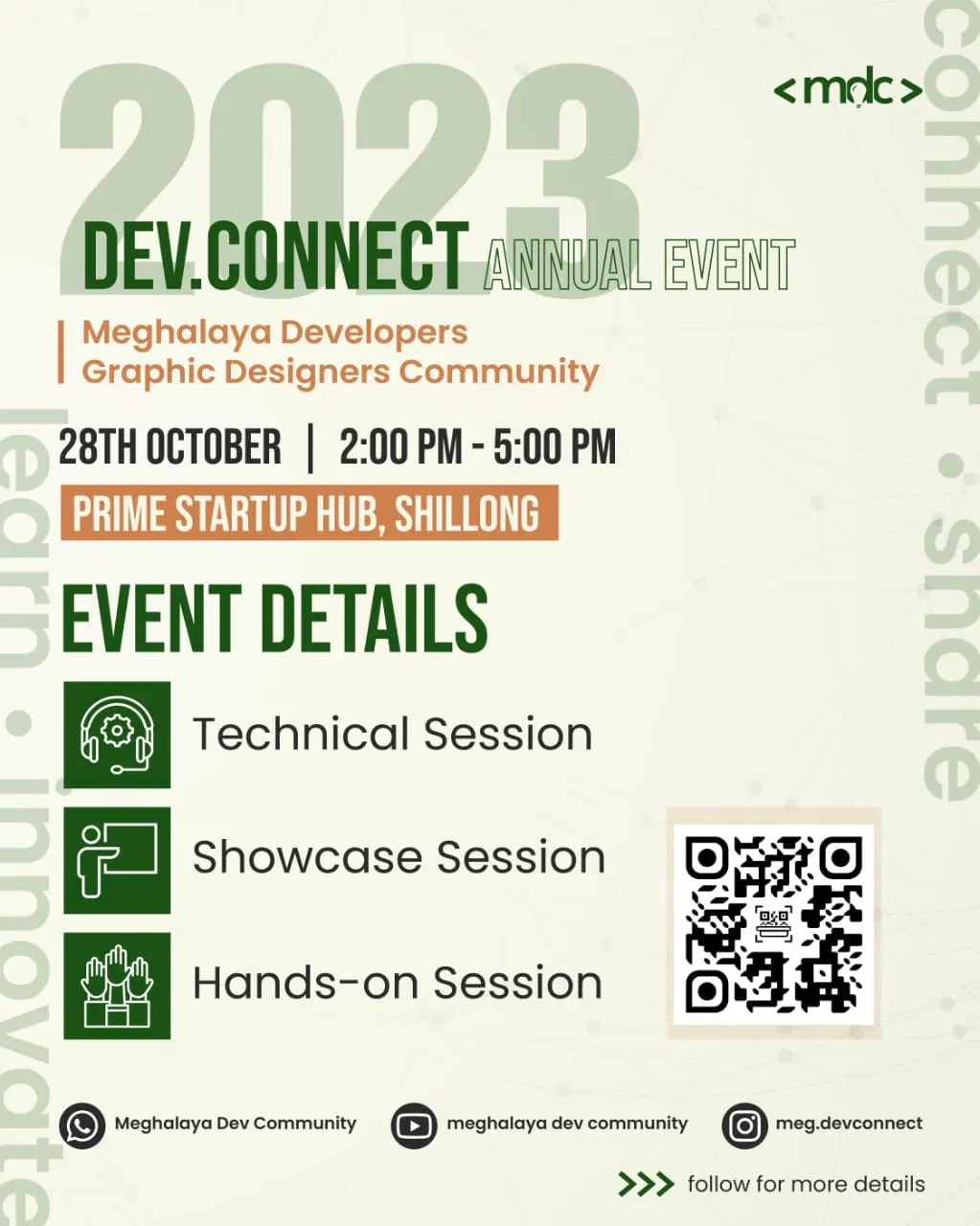 Announcement poster