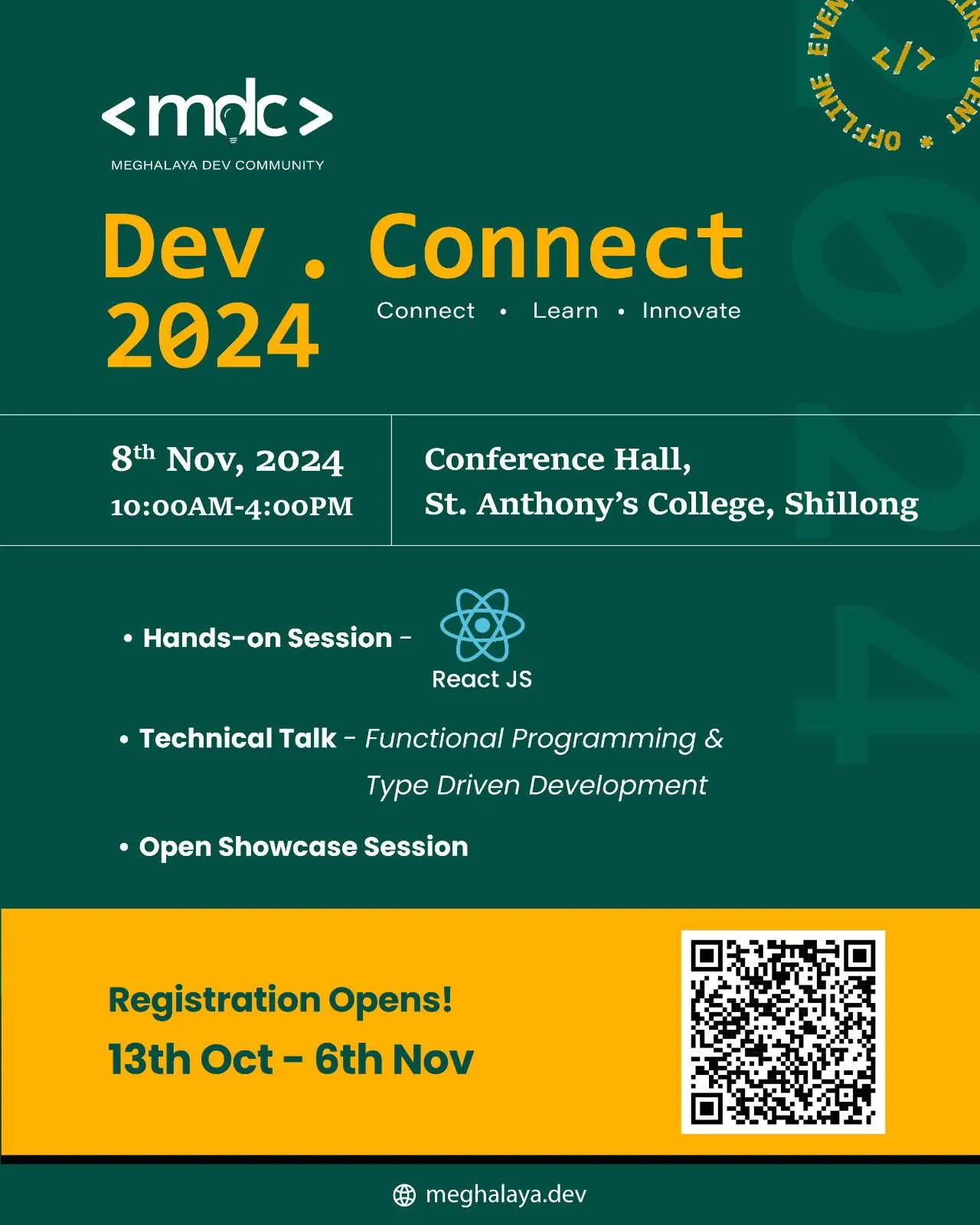 Announcement poster